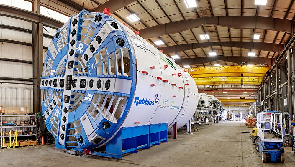 An unprecedented tunnel boring machine in Québec